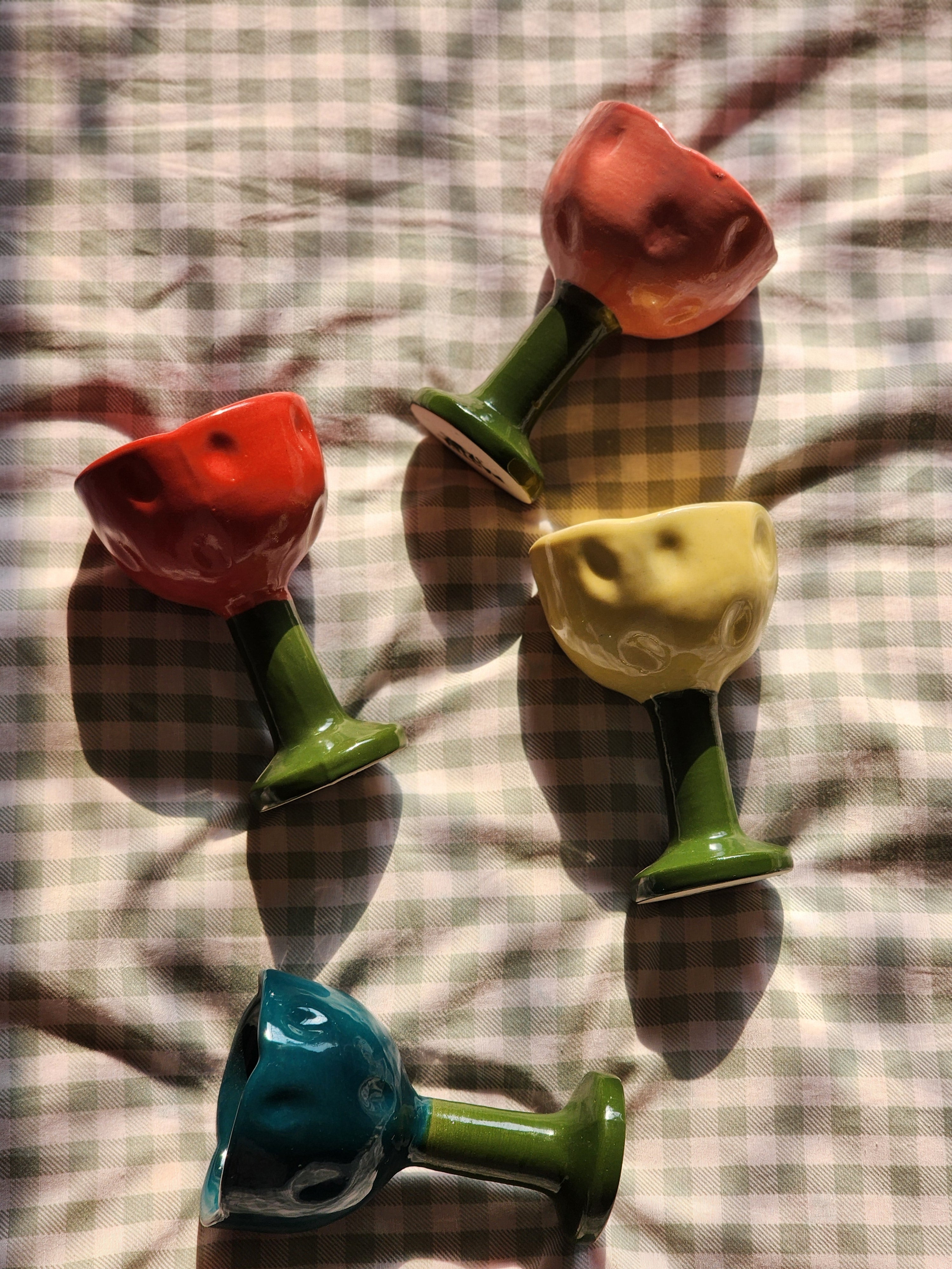 Pink Tulip-Ceramic Tumbler/icecream bowl