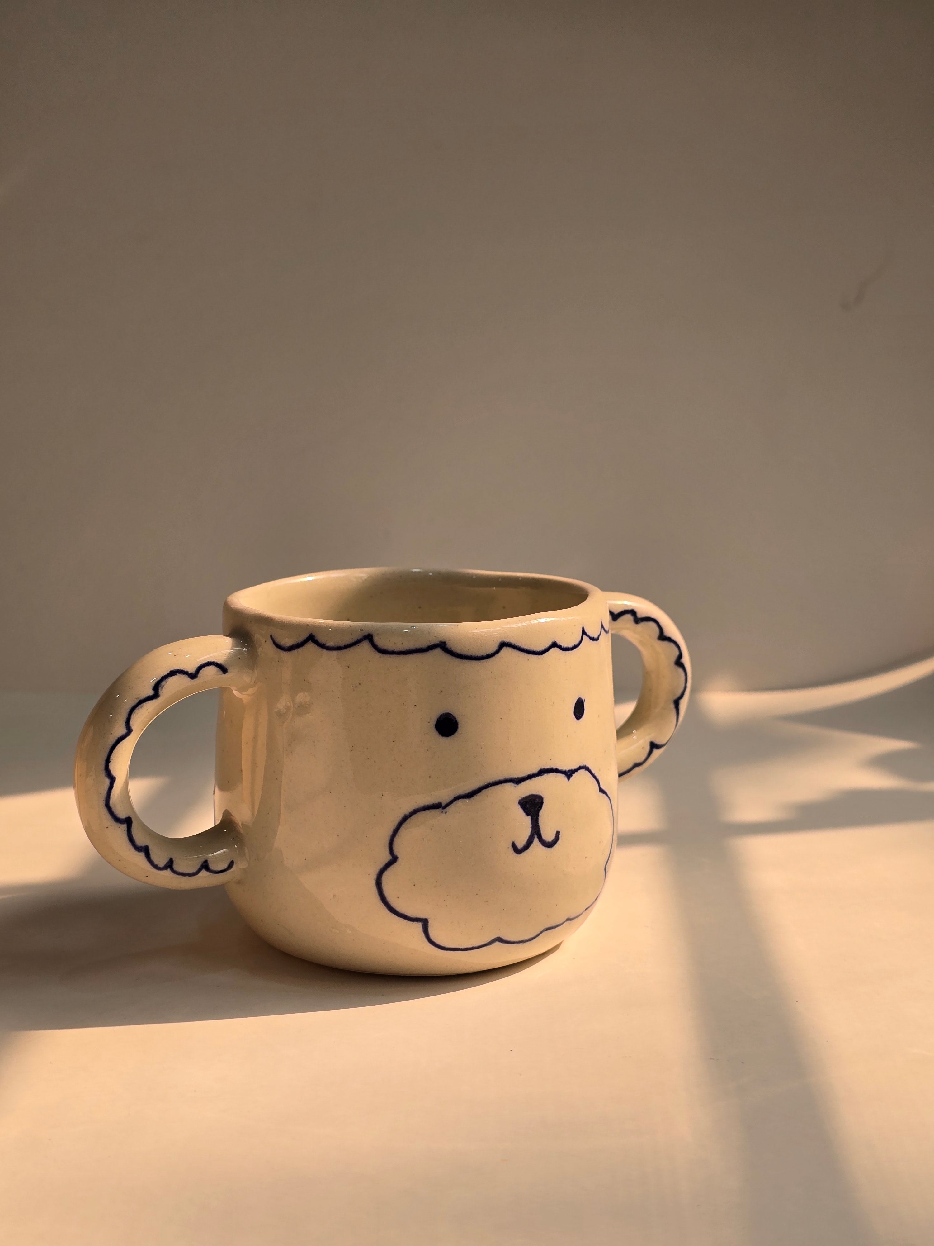 Handmade Ceramic-Sippy cup