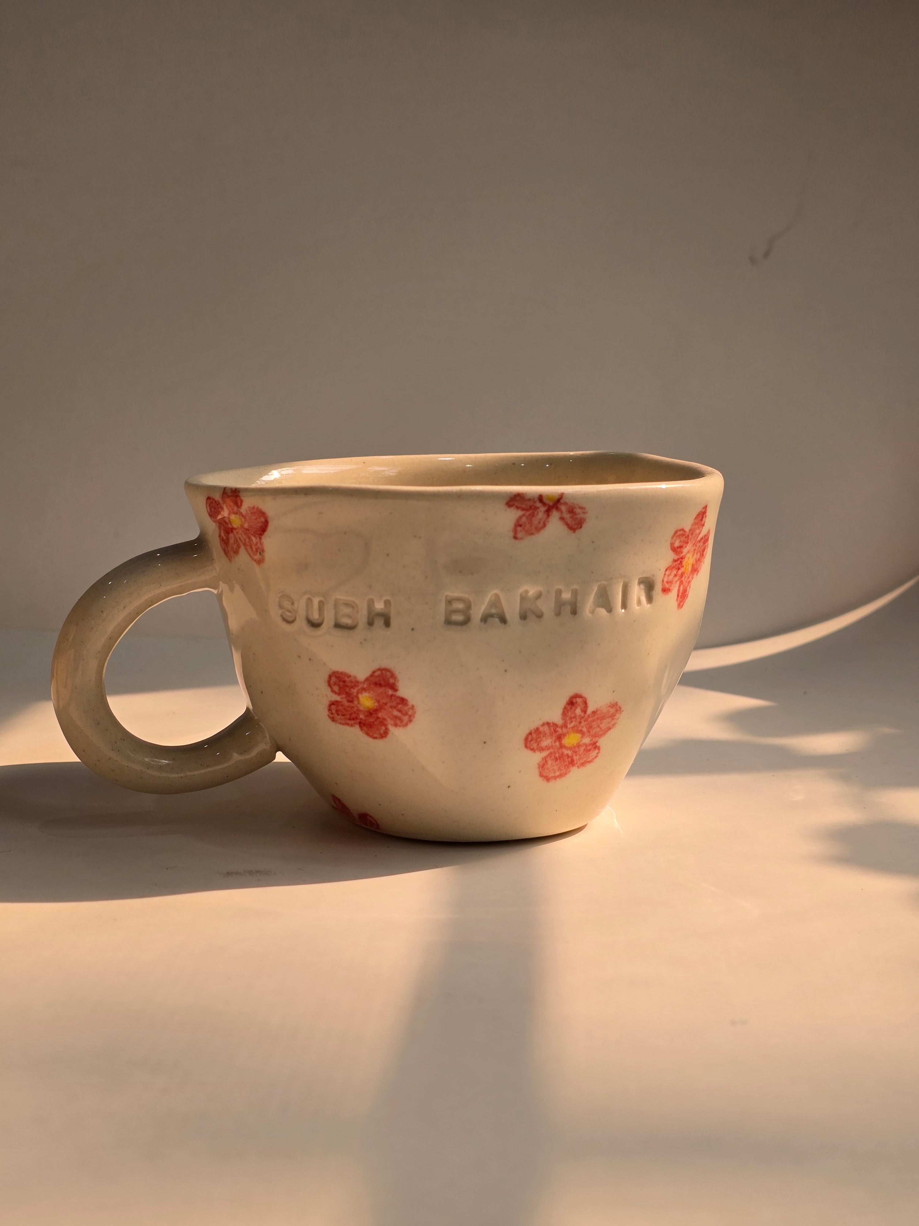 Handmade Ceramic Breakfast Mug