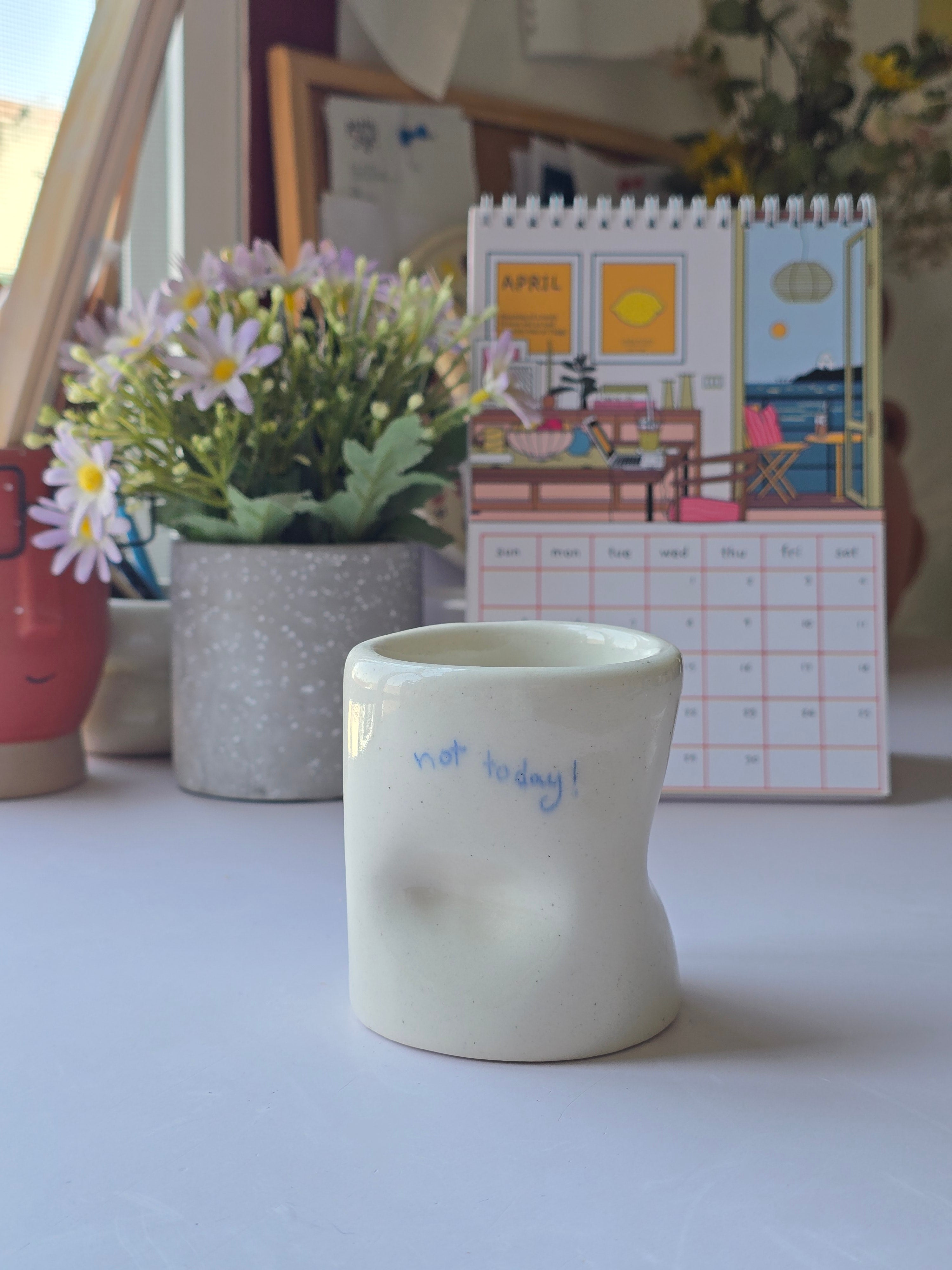 'not today' anxiety Tumbler