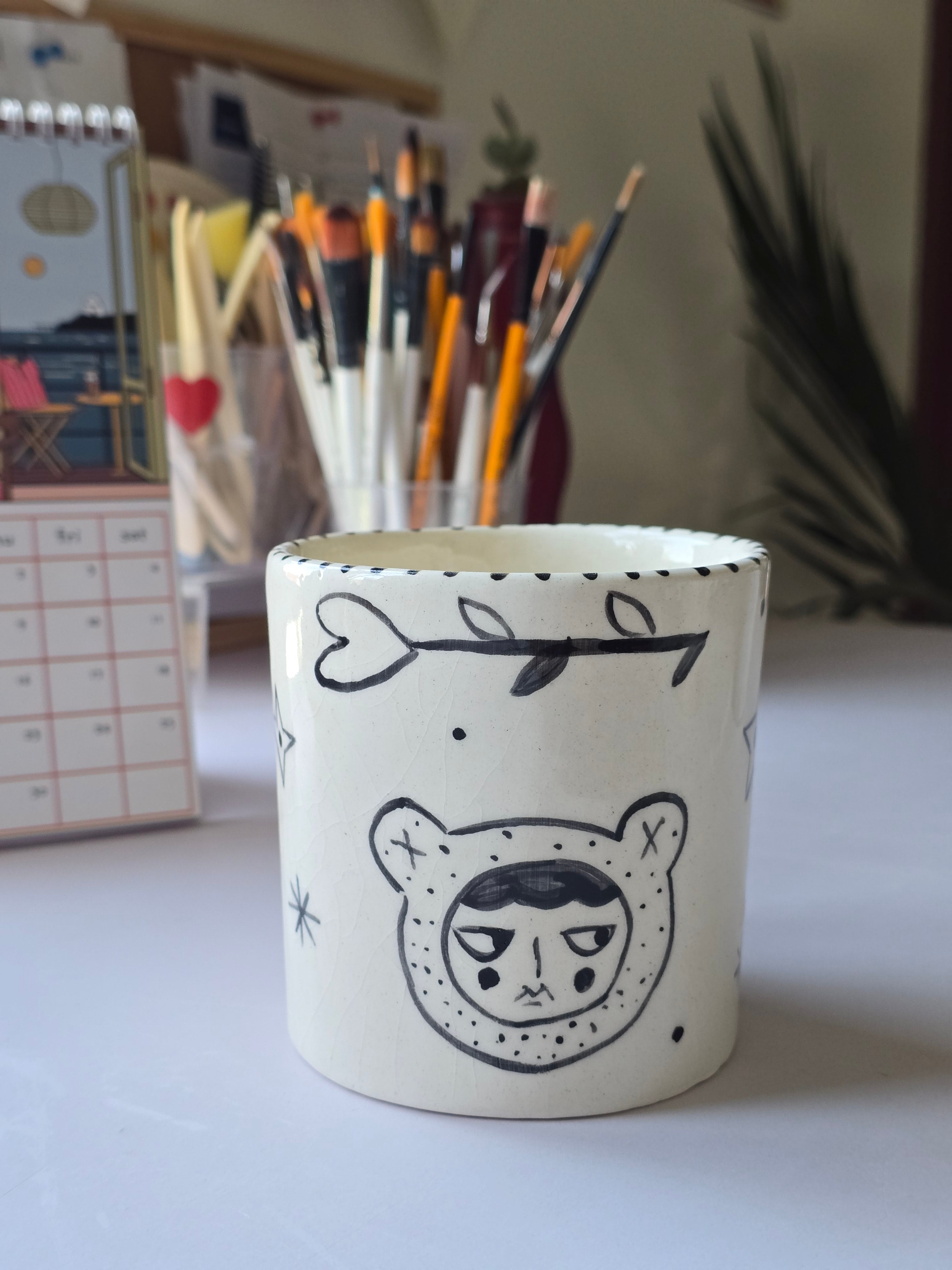 Ceramic Doodle Mug