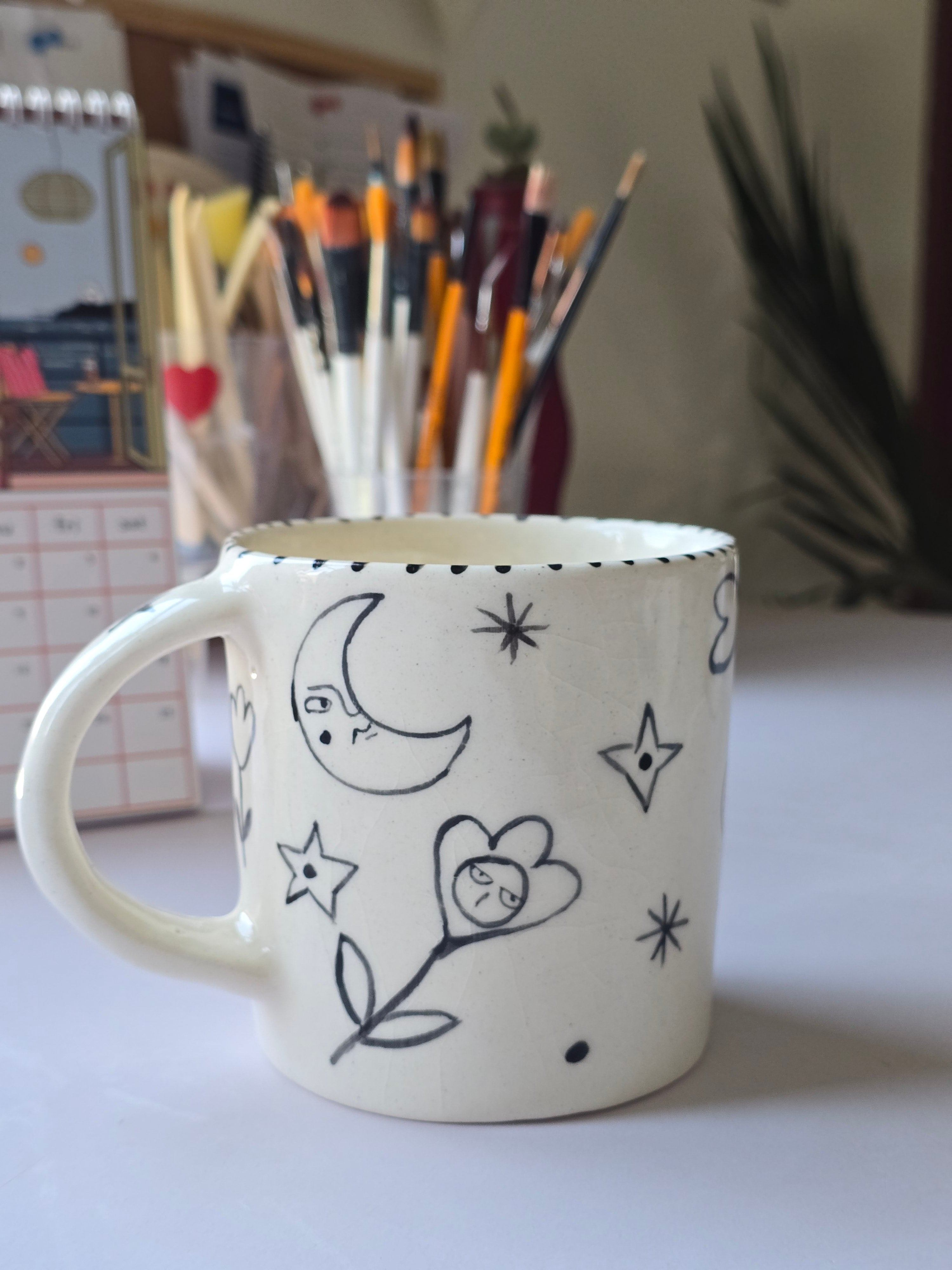 Ceramic Doodle Mug