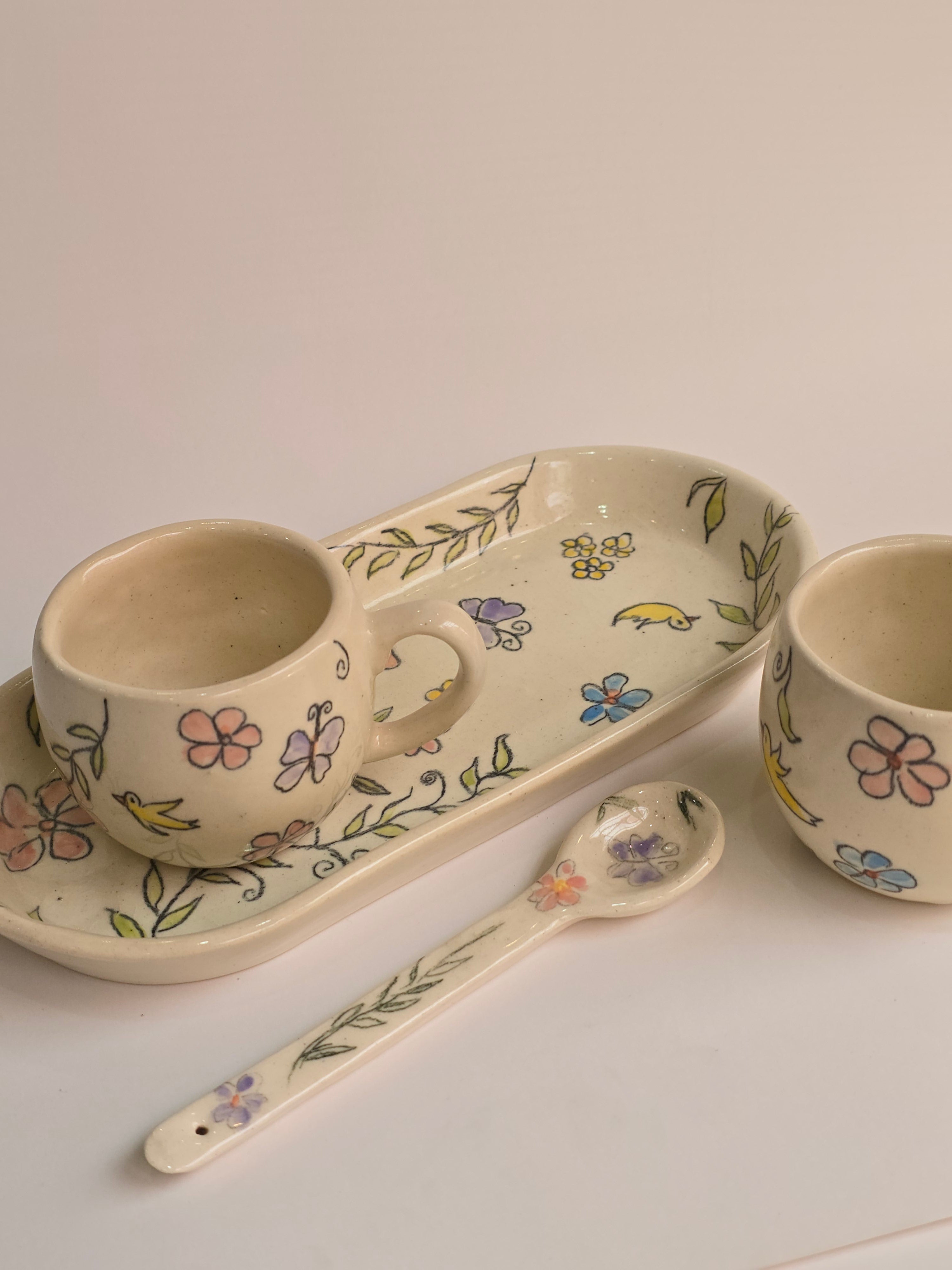 Ceramic teaparty set