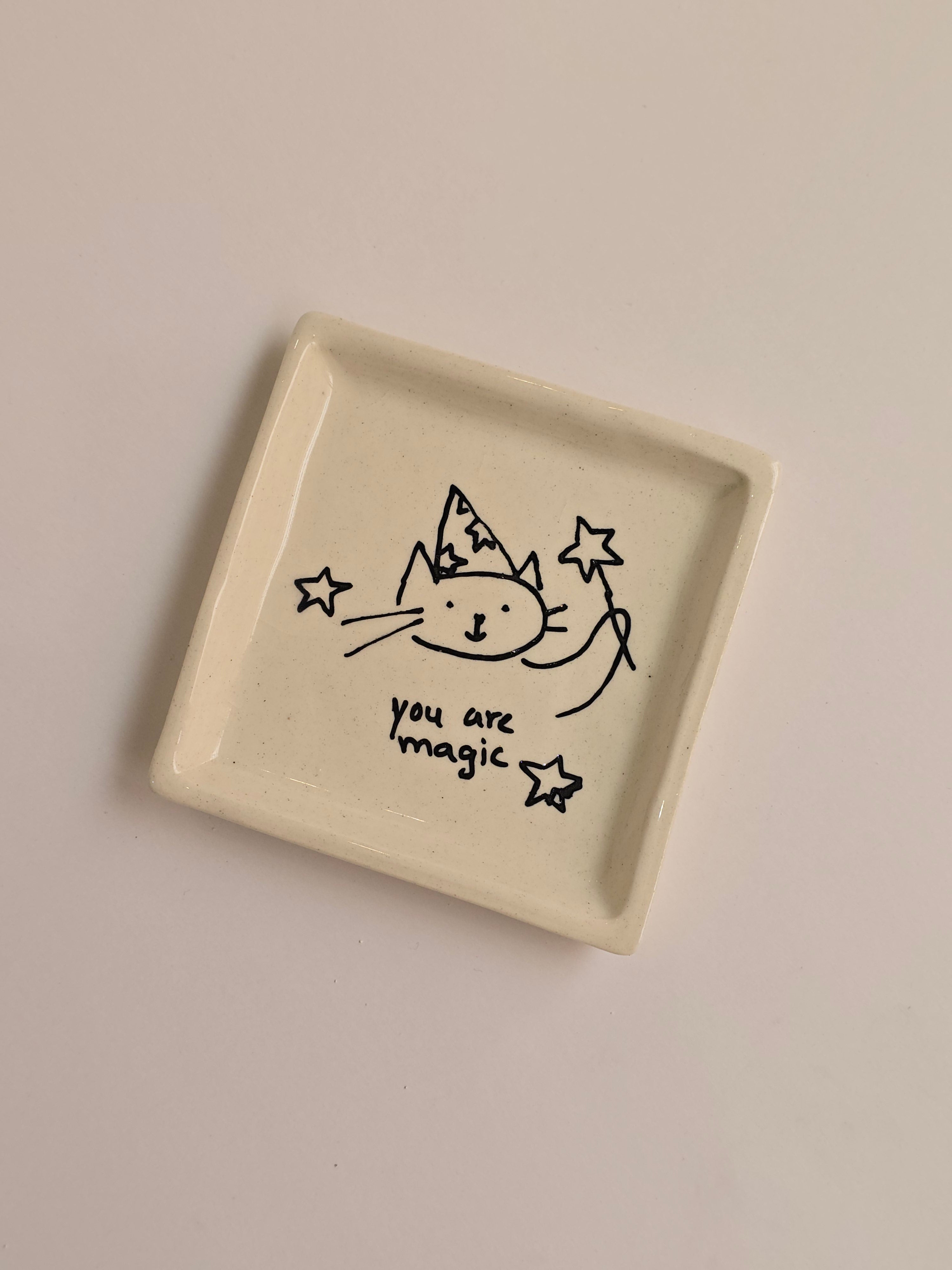 Ceramic Trinket 'you are magic'