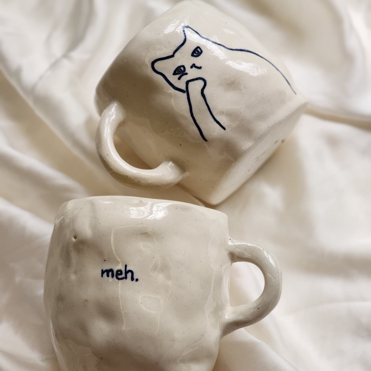 'Meh' Ceramic mug