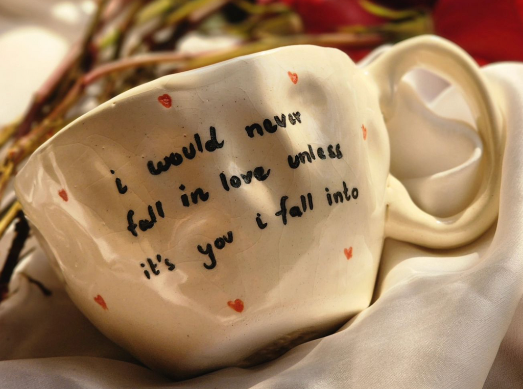 "I would never fall in love..." Valentine’s day Ceramic Mug