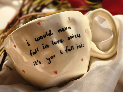 "I would never fall in love..." Valentine’s day Ceramic Mug