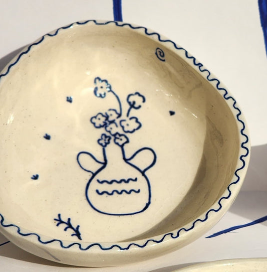 Doodle Me - Blue Bowl