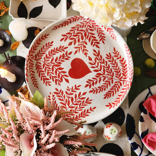 Heart Pizza Dish