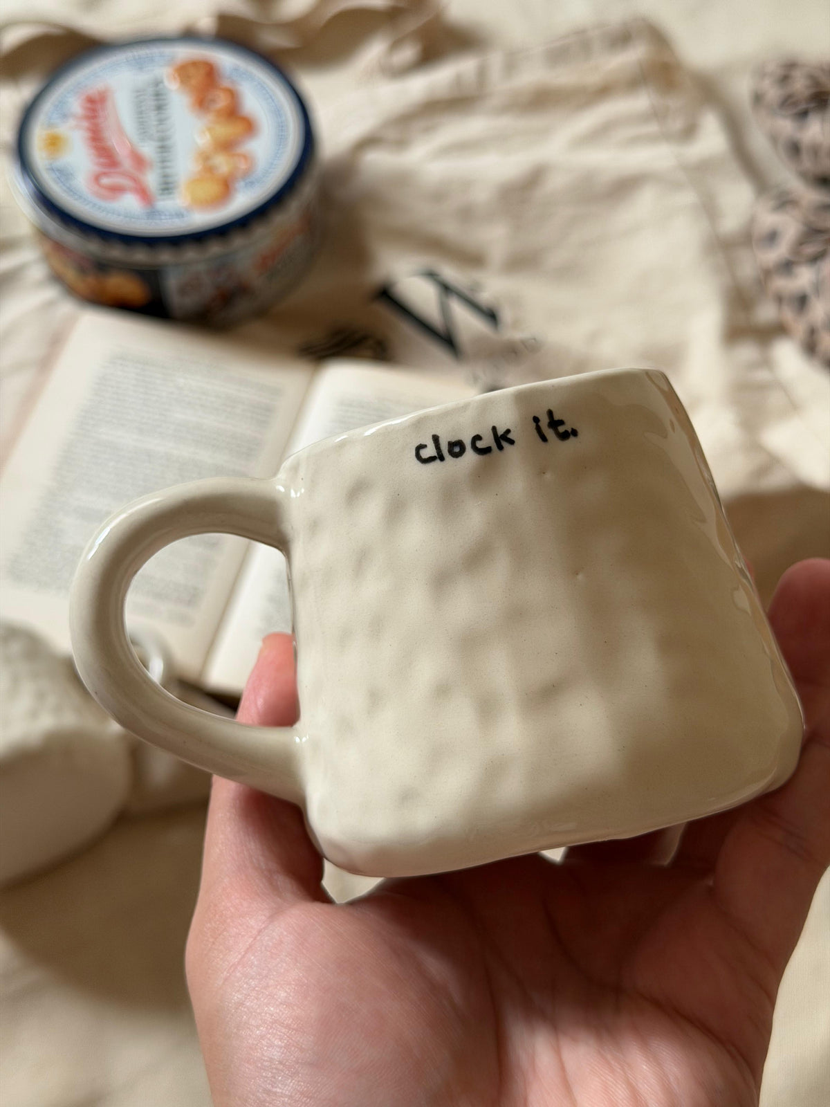 'Clock it' mug