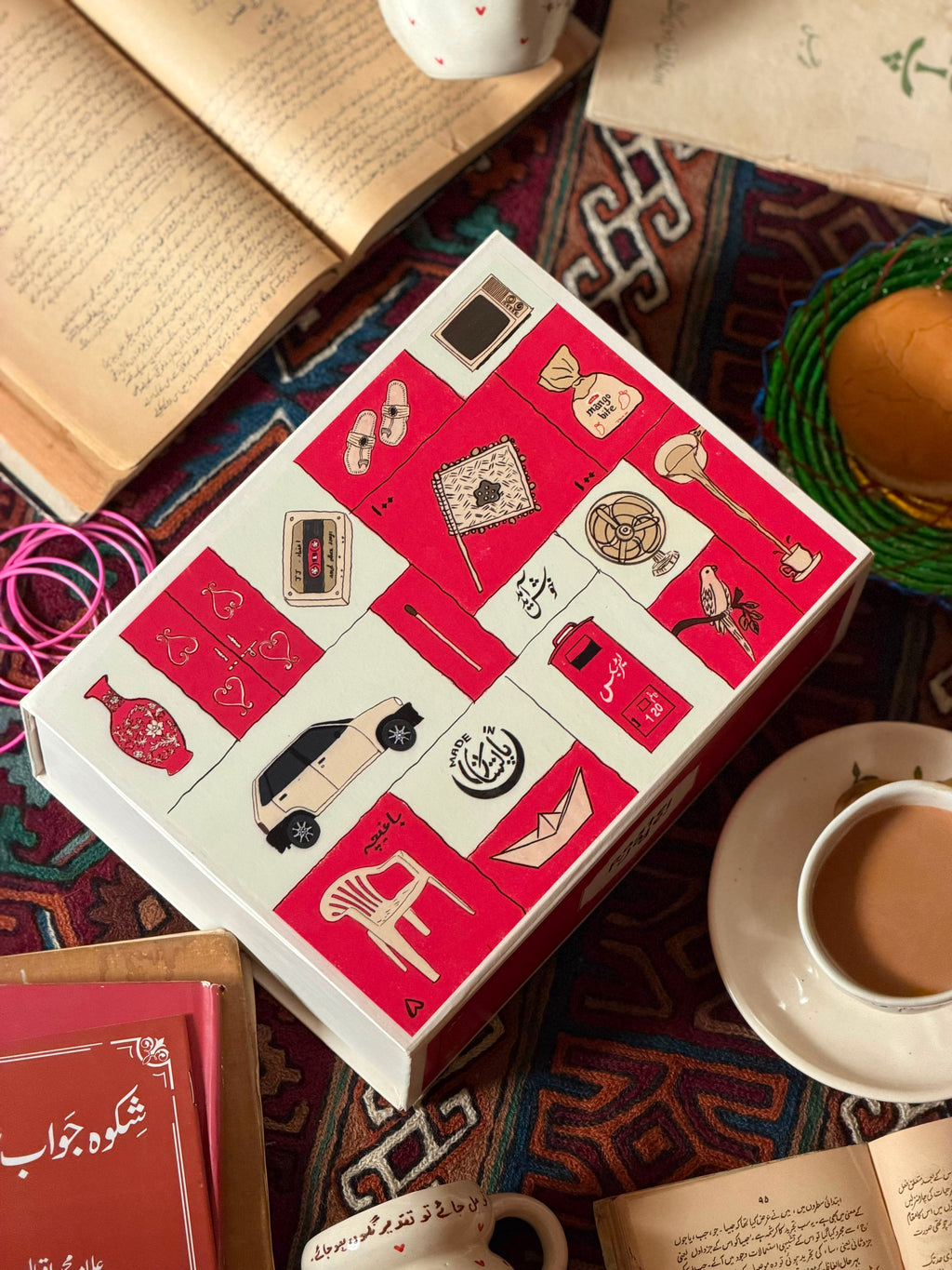 Pakistan 90's vintage gift box